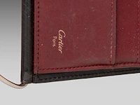 A cartier black 'trinity' top handle bag and a 'trinity' wallet - afbeelding 4 van  13