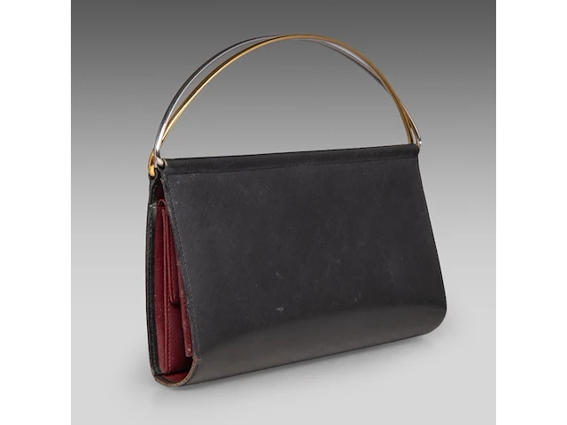 A cartier black 'trinity' top handle bag and a 'trinity' wallet - afbeelding 13 van  13