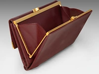 A cartier burgundy 'trinity' top handle bag, wallet and two 'must de cartier' wallets - afbeelding 3 van  16