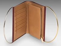 A cartier burgundy 'trinity' top handle bag, wallet and two 'must de cartier' wallets - afbeelding 4 van  16