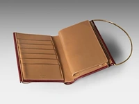 A cartier burgundy 'trinity' top handle bag, wallet and two 'must de cartier' wallets - afbeelding 5 van  16