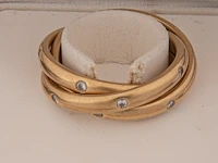 A cartier constellation trinity ring in 18ct yellow gold, weight: 11 g (+) - afbeelding 5 van  14