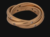 A cartier constellation trinity ring in 18ct yellow gold, weight: 11 g (+) - afbeelding 14 van  14