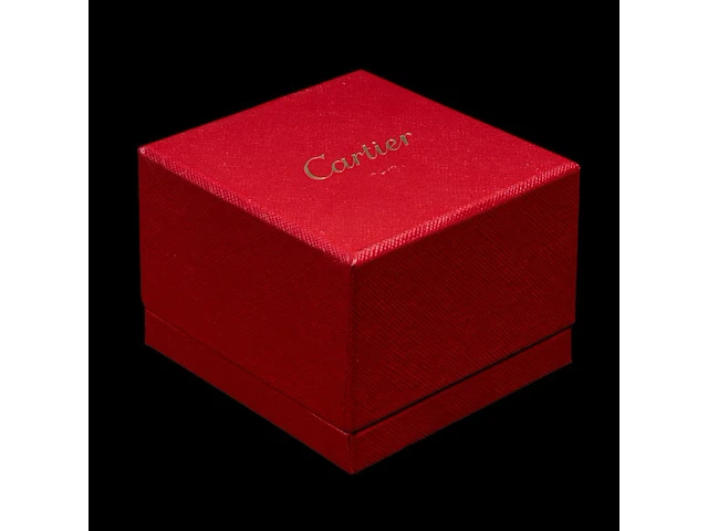 A cartier 'lanieres' ring in 18ct yellow gold and diamond, weight: 4,9 g - afbeelding 8 van  16