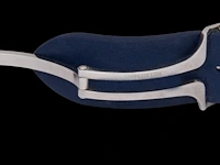 A cartier santos de cartier, ref. wssa0048, large model, blue adlc - afbeelding 7 van  11