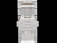 A cartier santos de cartier, ref. wssa0048, large model, blue adlc - afbeelding 8 van  11