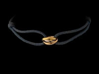 A cartier 'trinity' 18ct tricolour gold ring bracelet (+) - afbeelding 10 van  12