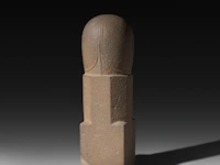 A carved stone lingam, khmer, cambodia, 9thc 38 cm. (14.96 in.)