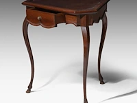 A charming neoclassical mahogany tripod side table on cabriolet legs, 18thc 68 x 67 x 57.5 cm. (26.76 x 26.37 x 22.64 in.) - afbeelding 5 van  6