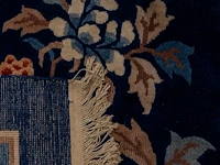 A chinese baotou/pao tou 'cranes in a landscape' large carpet, late 19thc/20thc, 191,5 x 287,5 cm - afbeelding 3 van  8