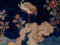 A chinese baotou/pao tou 'cranes in a landscape' large carpet, late 19thc/20thc, 191,5 x 287,5 cm - afbeelding 6 van  8