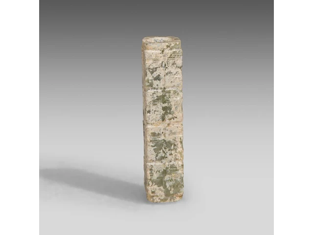 A chinese cong-form jade bead, han dynasty, l 5,2 cm - afbeelding 2 van  7