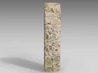A chinese cong-form jade bead, han dynasty, l 5,2 cm - afbeelding 4 van  7