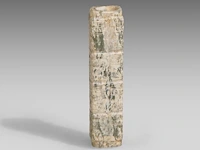 A chinese cong-form jade bead, han dynasty, l 5,2 cm - afbeelding 5 van  7