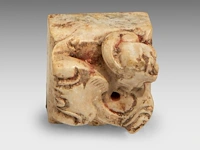 A chinese jade 'lion' seal, han dynasty or later, h 2,3 - 2 x 2 cm - afbeelding 9 van  9