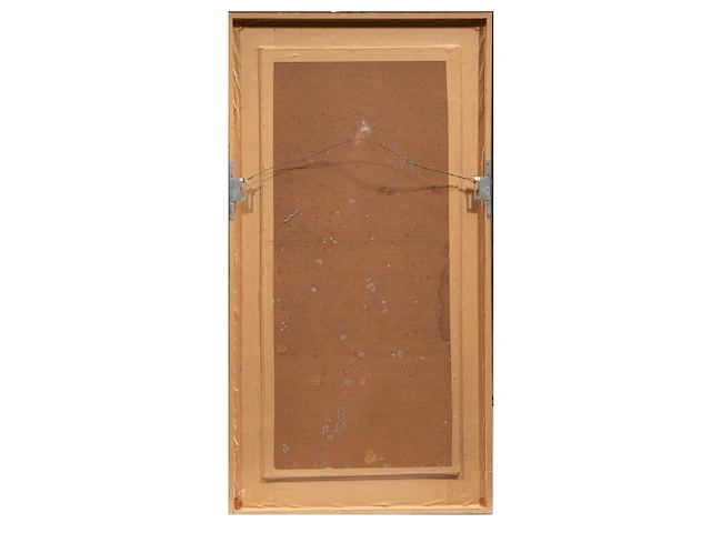 A chinese painting, 'an auspicious potted plant', colour on paper, signed, qing dynasty, framed 58,5 x 109,5 cm - afbeelding 3 van  6