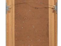 A chinese painting, 'an auspicious potted plant', colour on paper, signed, qing dynasty, framed 58,5 x 109,5 cm - afbeelding 3 van  6