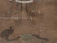 A chinese painting, 'an auspicious potted plant', colour on paper, signed, qing dynasty, framed 58,5 x 109,5 cm - afbeelding 4 van  6