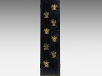 A chinese six-panel 'antiquities' chamber screen, 20thc/vintage, 40 x 183,3 cm (each panel) - afbeelding 5 van  13