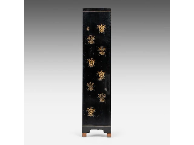A chinese six-panel 'antiquities' chamber screen, 20thc/vintage, 40 x 183,3 cm (each panel) - afbeelding 13 van  13
