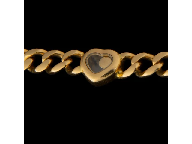 A chopard 'happy diamonds' bracelet in 18ct gold, l: 20 cm, weight: 20,6 g (+) - afbeelding 3 van  8