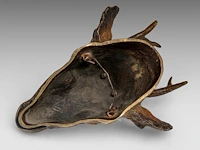A cold-painted vienna bronze deer head 11.5 cm. (4.53 in.) - afbeelding 8 van  8