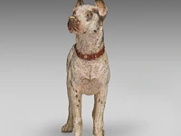 A cold-painted vienna bronze great dane 21.5 cm. (8.46 in.) - afbeelding 3 van  7