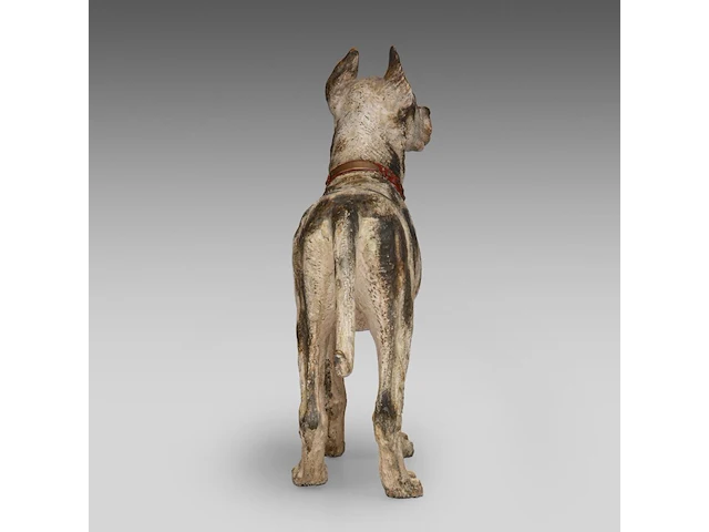 A cold-painted vienna bronze great dane 21.5 cm. (8.46 in.) - afbeelding 5 van  7