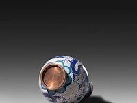 A collection of 10 japanese cloisonné enameled vases and bowls, 19th/20thc, tallest h 22 cm - afbeelding 5 van  5