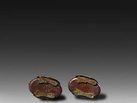A collection of 21 japanese cloisonné enameled vases, censers and boxes, 19th/20thc, tallest h 20 cm - afbeelding 5 van  5