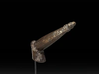 A collection of 4 tribal kalasha and a telsum phallic necklace, konso people, ethiopia, l 17 cm (tallest) - afbeelding 7 van  11