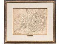 A collection of 5 framed antique maps - afbeelding 4 van  16