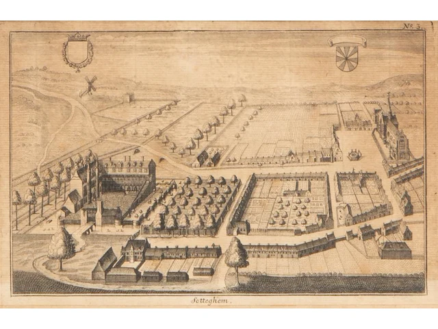 A collection of 5 framed antique maps - afbeelding 6 van  16