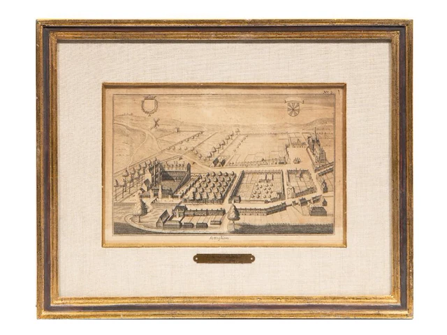 A collection of 5 framed antique maps - afbeelding 7 van  16