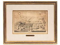 A collection of 5 framed antique maps - afbeelding 7 van  16