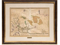 A collection of 5 framed antique maps - afbeelding 10 van  16