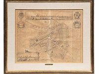 A collection of 5 framed antique maps - afbeelding 13 van  16