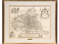 A collection of 5 framed antique maps - afbeelding 16 van  16