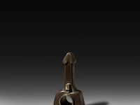 A collection of etchings and a bronze sculpture on the phallic theme by hubert minnebo (1940), h 13,5 cm (the bronze) - afbeelding 6 van  7