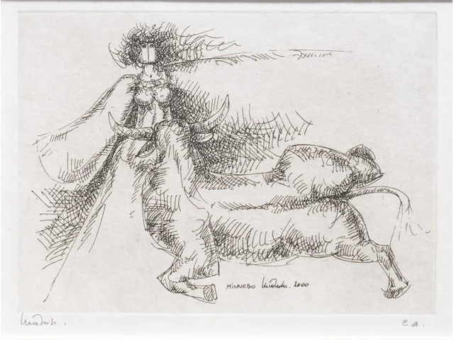 A collection of etchings, etching plates and one drawing (10) - afbeelding 5 van  40