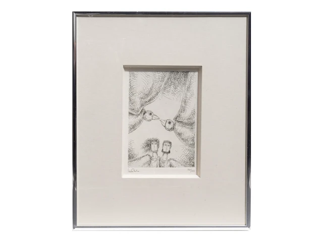 A collection of etchings, etching plates and one drawing (10) - afbeelding 8 van  40
