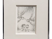 A collection of etchings, etching plates and one drawing (10) - afbeelding 8 van  40