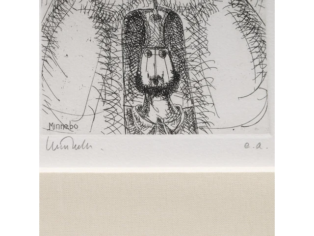 A collection of etchings, etching plates and one drawing (10) - afbeelding 15 van  40