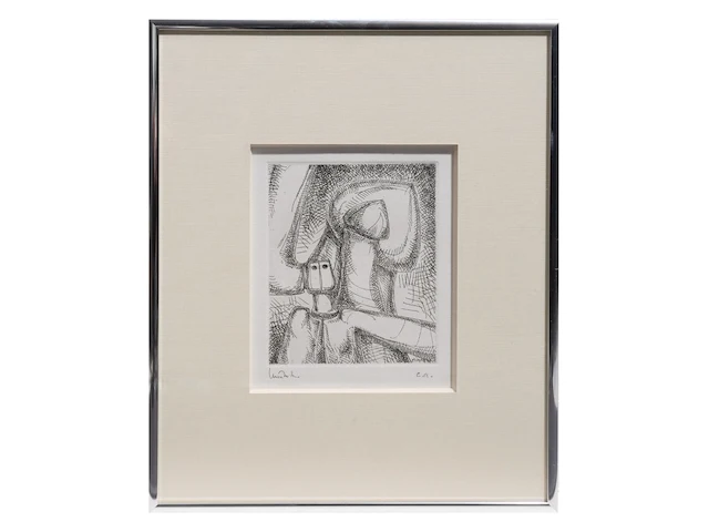 A collection of etchings, etching plates and one drawing (10) - afbeelding 22 van  40