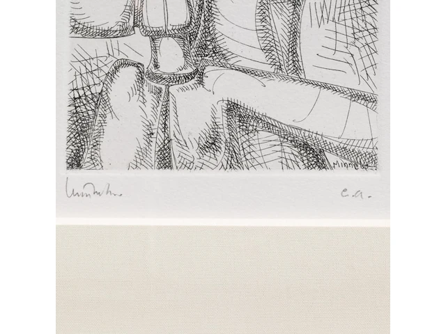 A collection of etchings, etching plates and one drawing (10) - afbeelding 24 van  40