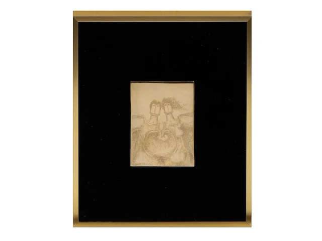 A collection of etchings, etching plates and one drawing (10) - afbeelding 30 van  40