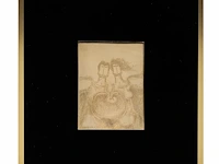 A collection of etchings, etching plates and one drawing (10) - afbeelding 30 van  40