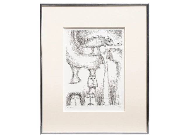 A collection of etchings, etching plates and one drawing (10) - afbeelding 38 van  40