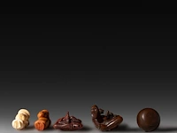 A collection of five wooden and bone erotic netsukes and okimonos, meiji, japan, h 7 cm (tallest) - afbeelding 4 van  5