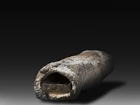 A collection of four roman bronze fascinum phallic amulets, h 4,5 cm (tallest) - afbeelding 7 van  7